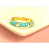 Anillo ojo turquesa