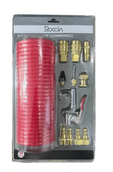 KIT DE ACCESORIOS PARA COMPRESOR 14 PIEZAS