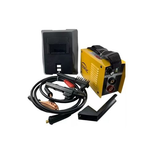 Soldadora Isonic 200A Pico – 110/220V Monofásica, Incluye Casco, Cepillo y Cables