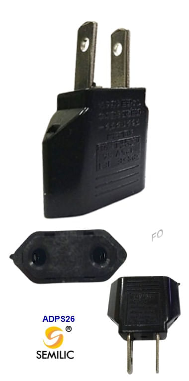 Adaptador EUR-USA Pin Plan P509/ADPS26