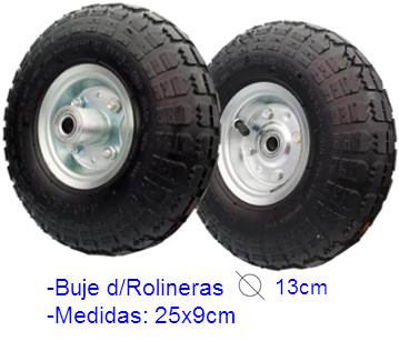 VALLEY Rueda Carretilla 10" 1/2 RUE600