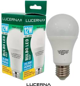 Bombillo 12WLed E27 6K MV LUCERNA