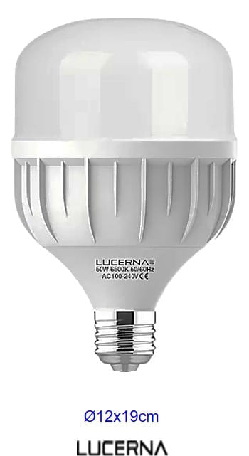 Bombillo Domo 50WLed E27 6K LUCERNA