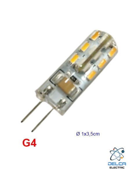 DELCA Capsula Bipin 2WLED G4 MV 3K