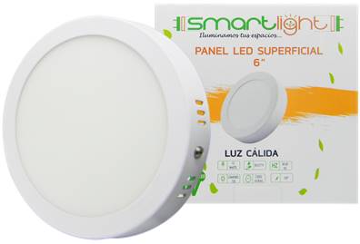 SmarthL Panel Sup Redondo 24W Led 3K MV