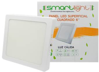 SmarthL Panel Sup Cuadrado 12WLed 65K MV