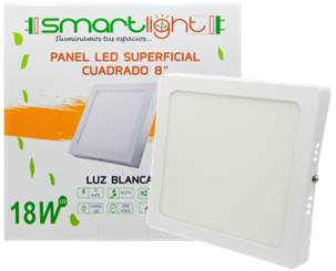 SmarthL Panel Sup Cuadrado 18WLed 65K MV