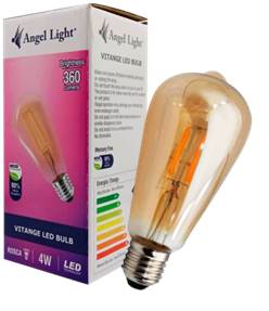 Outlet ANGEL Bombillo Vintag 4WLed 27K E