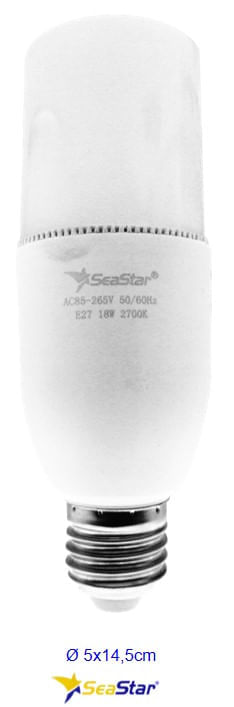 SEASTAR Bom Stick E27 18WLed 27K MV