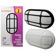 Vapol 22WLed Oval c/Rej Bln 65K MV SPLEN